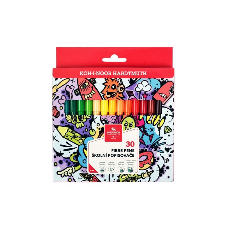 Huopakynät Koh-i-noor Teenage 30kpl