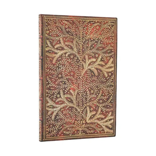 Viikkopäivyri 12kk 2026 Paperblanks - Wildwood, Flexi Maxi