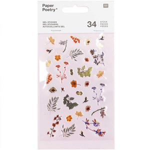 Sticker set Paper Poetry - Gel Stickers Orange