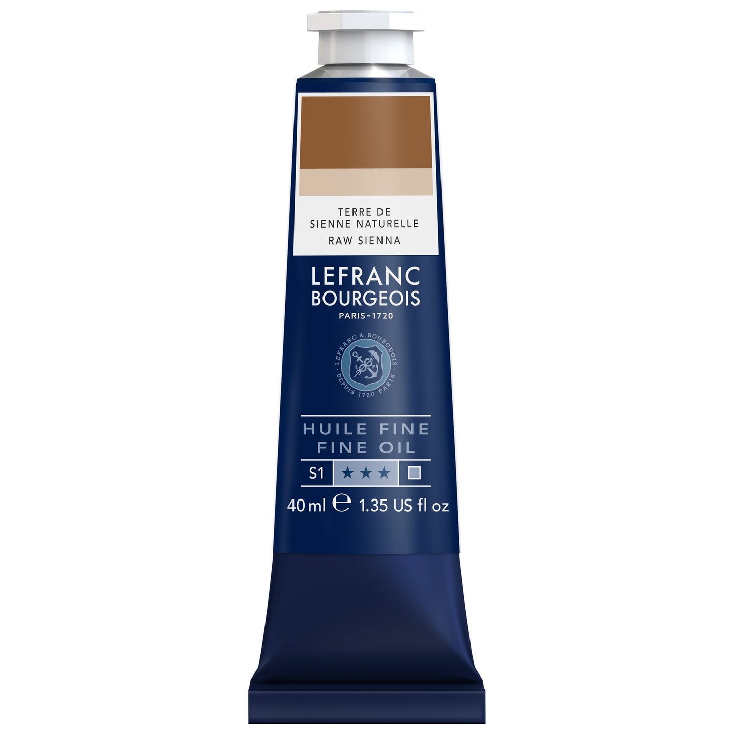 LB Fine Oil 40ml 482 Raw Sienna, öljyväri