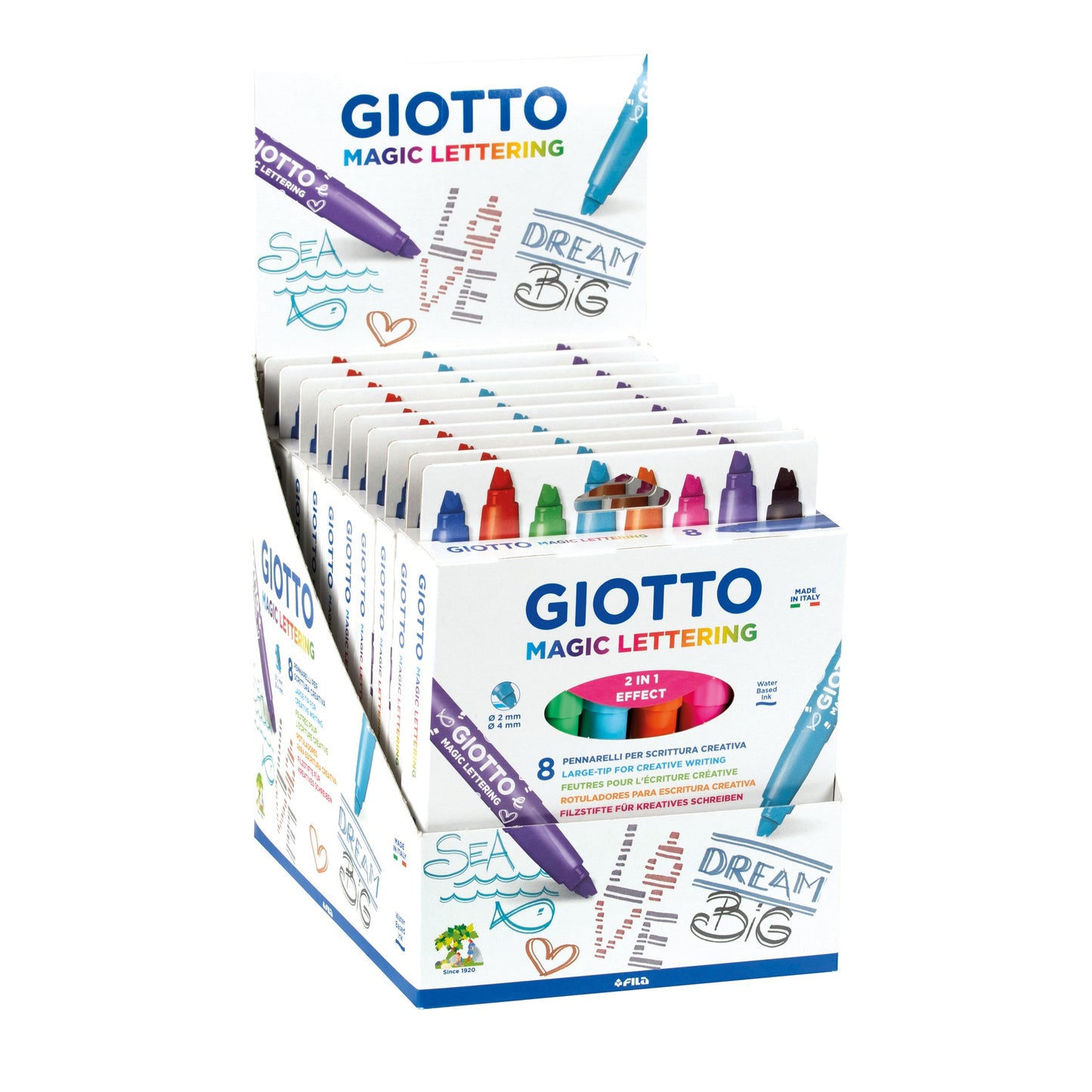 Giotto Magic Lettering 8 tuplateräkynää