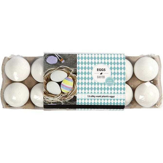 Craft eggs 12 pcs