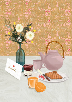 2-part card Johanna Ilander - Mother, table setting