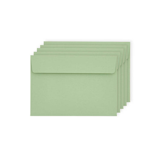 Kirjekuori C6 Rico Design - Pastel green, 5kpl