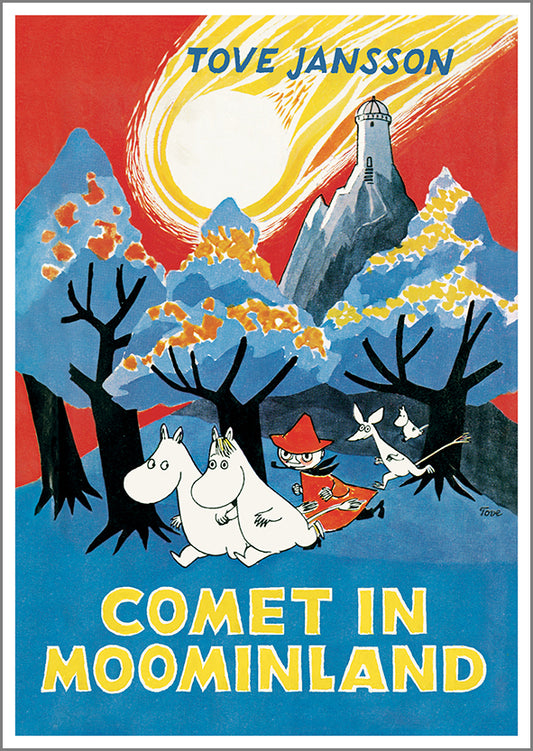 Postcard Moomin - Comet in Moominland