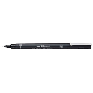 Fiber tip pen Uni Pin - 003 Black