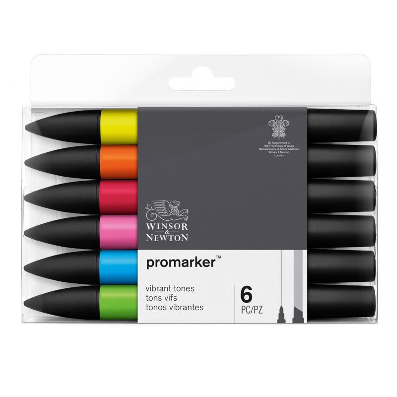 WN Promarker Vibrant tones 6-lajitelma