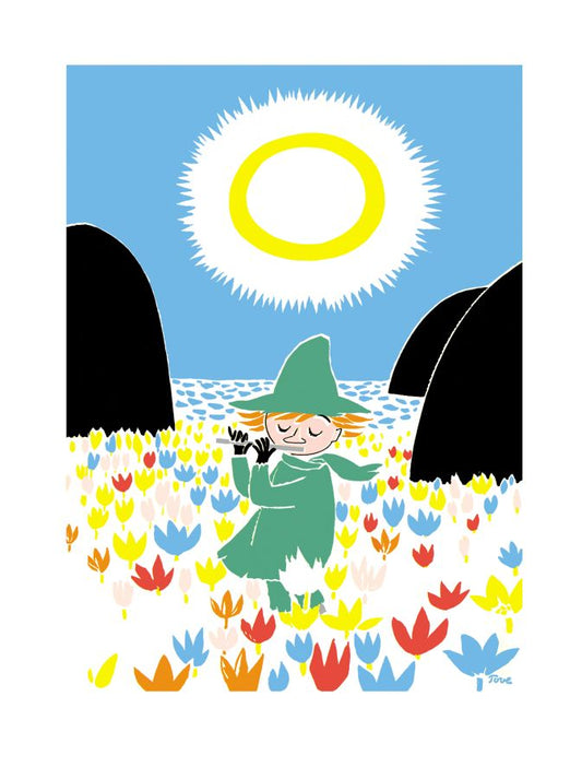 Moomin poster - Snufkin plays