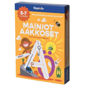 Puuhakortit Oppi&ilo - Mainiot Aakkoset 5-7 v.