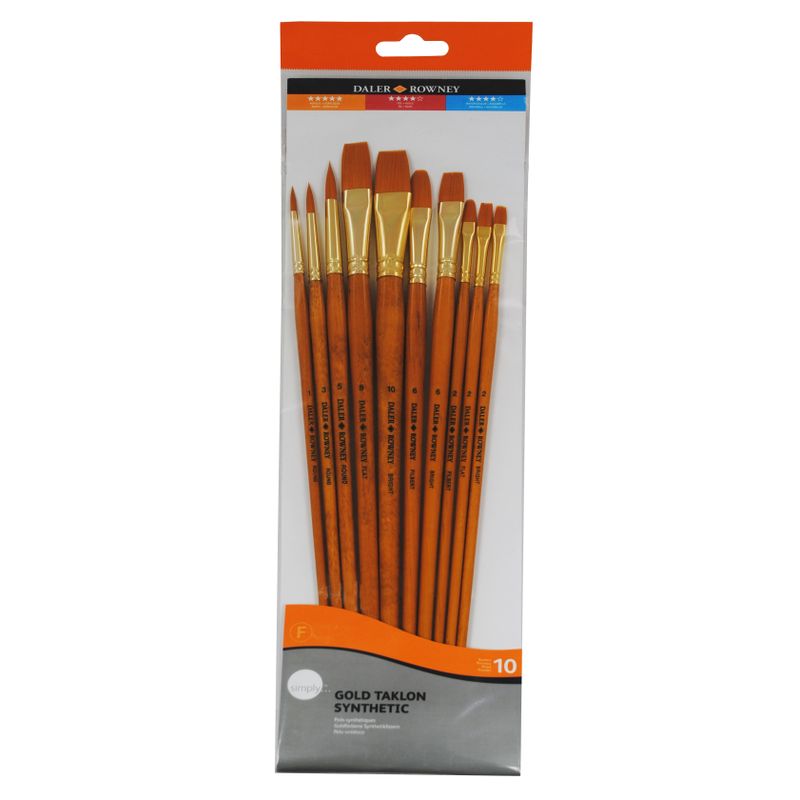 Brush Set 10pc DR Simply - Acrylic