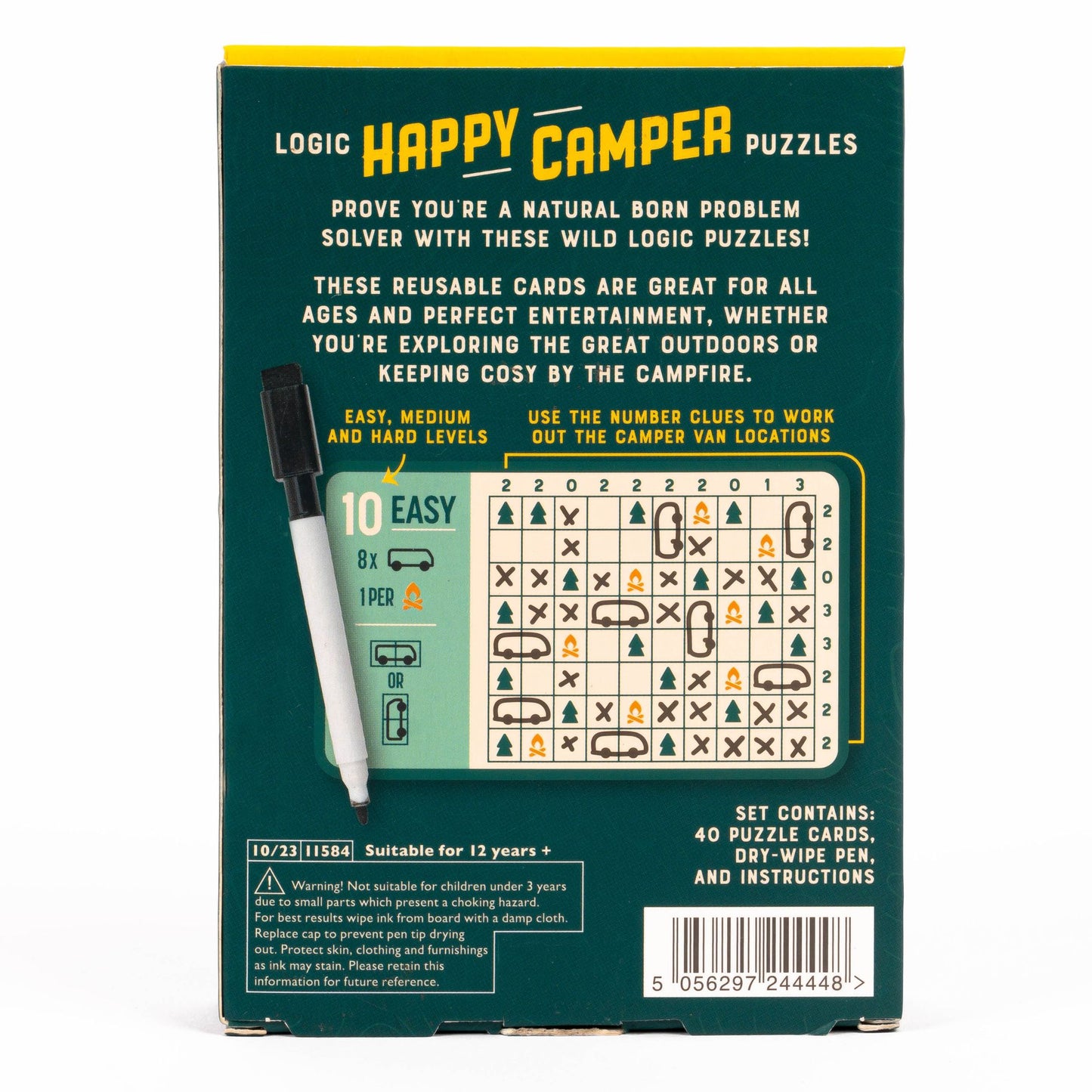 Card game Professor Puzzle - Happy Camper