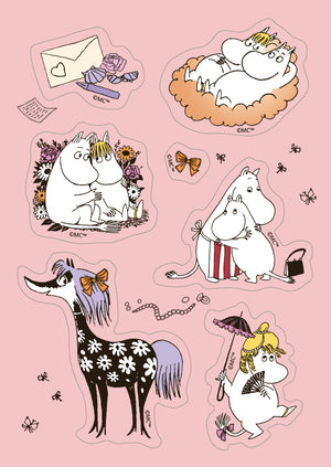 Sticker card Moomin - Love