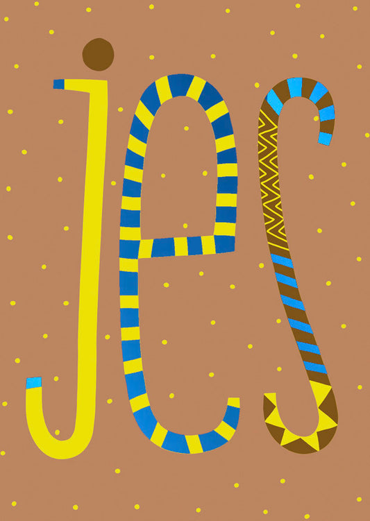 Postcard Putinki Letters - Jes