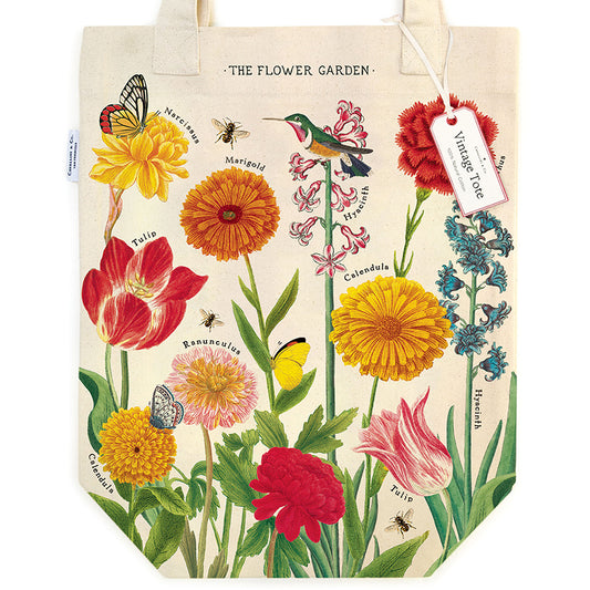 Canvas bag Cavallini - Flower Garden