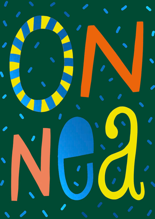 Postcard Putinki Letters - Onnea