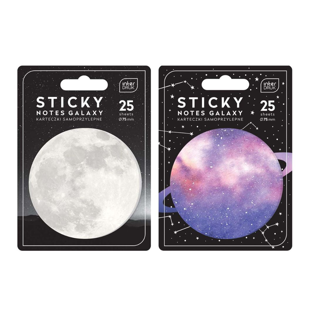 Notepads Galaxy - Purple and Full Moon