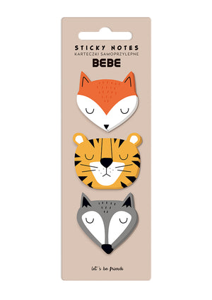 Sticky notes 3 pcs Bebe - Wild