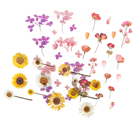 Sticker sheet DPC - Flowers transparent