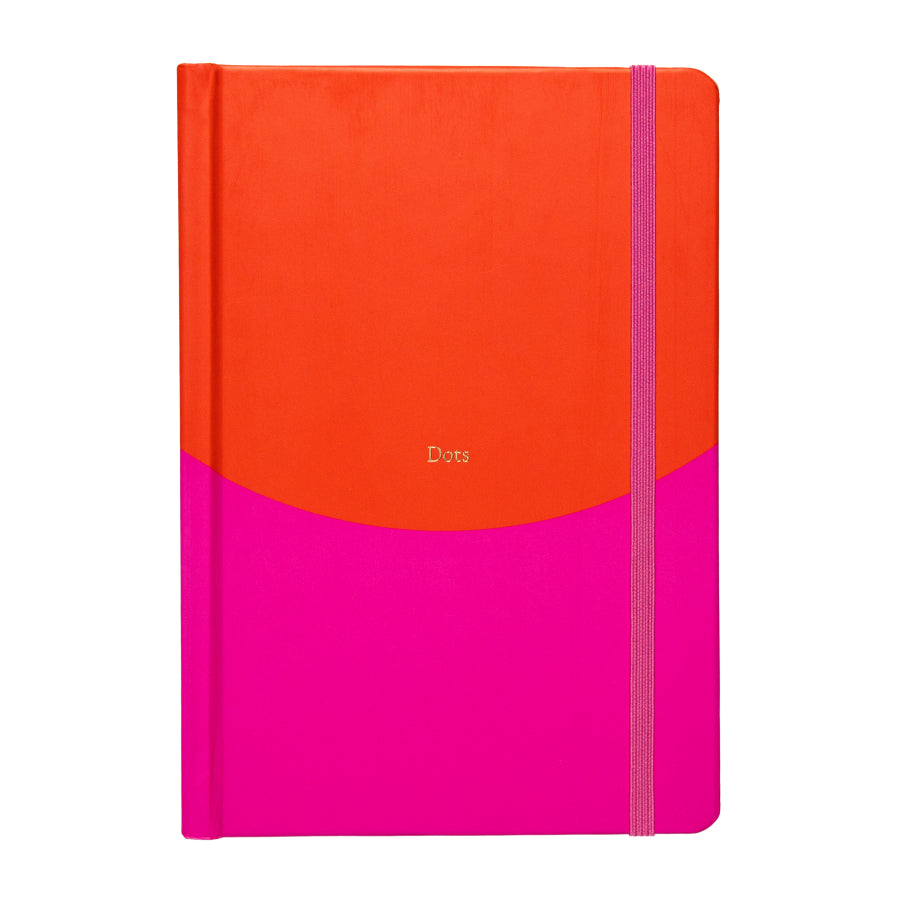 Dotted notebook A5 Yop & Tom - Red & Pink
