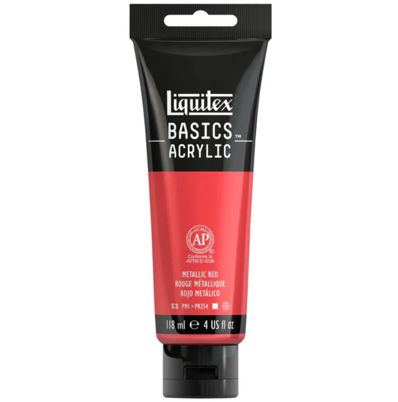 Liquitex Basics 118ml akryyliväri - Metallic Red