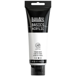 Liquitex Basics 118ml acrylic paint - 432 Titanium White