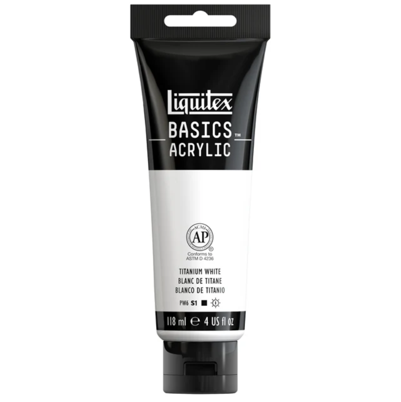 Liquitex Basics 118ml akryyliväri - 432 Titanium White