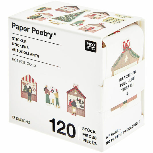 Tarrasetti Paper Poetry - Joulumarkkinat
