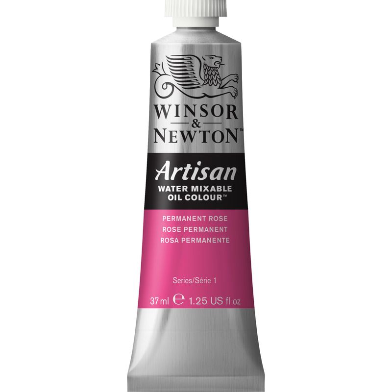 WN Artisan 37ml 502 Permanent rose (1), vesiliukoinen öljyväri