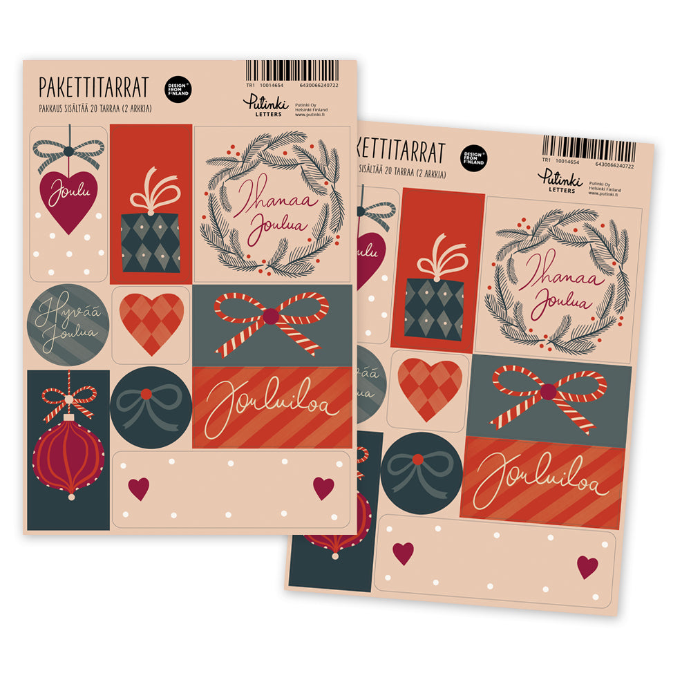 Package labels Putinki Letters - Christmas 2024