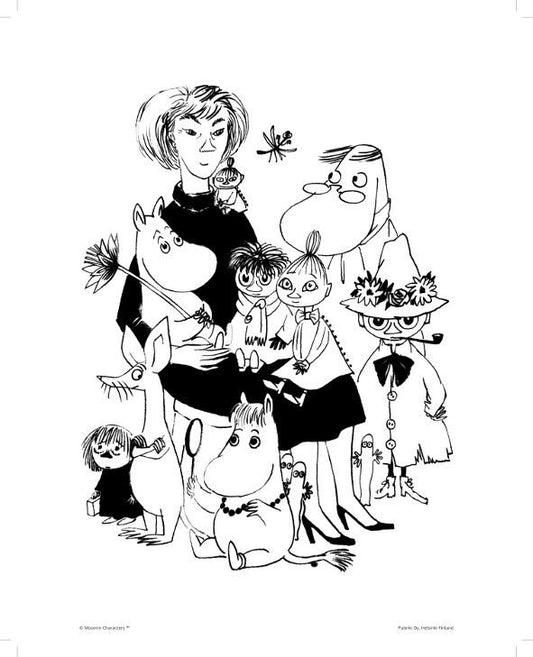 Poster Moomin 24x30 - Tove