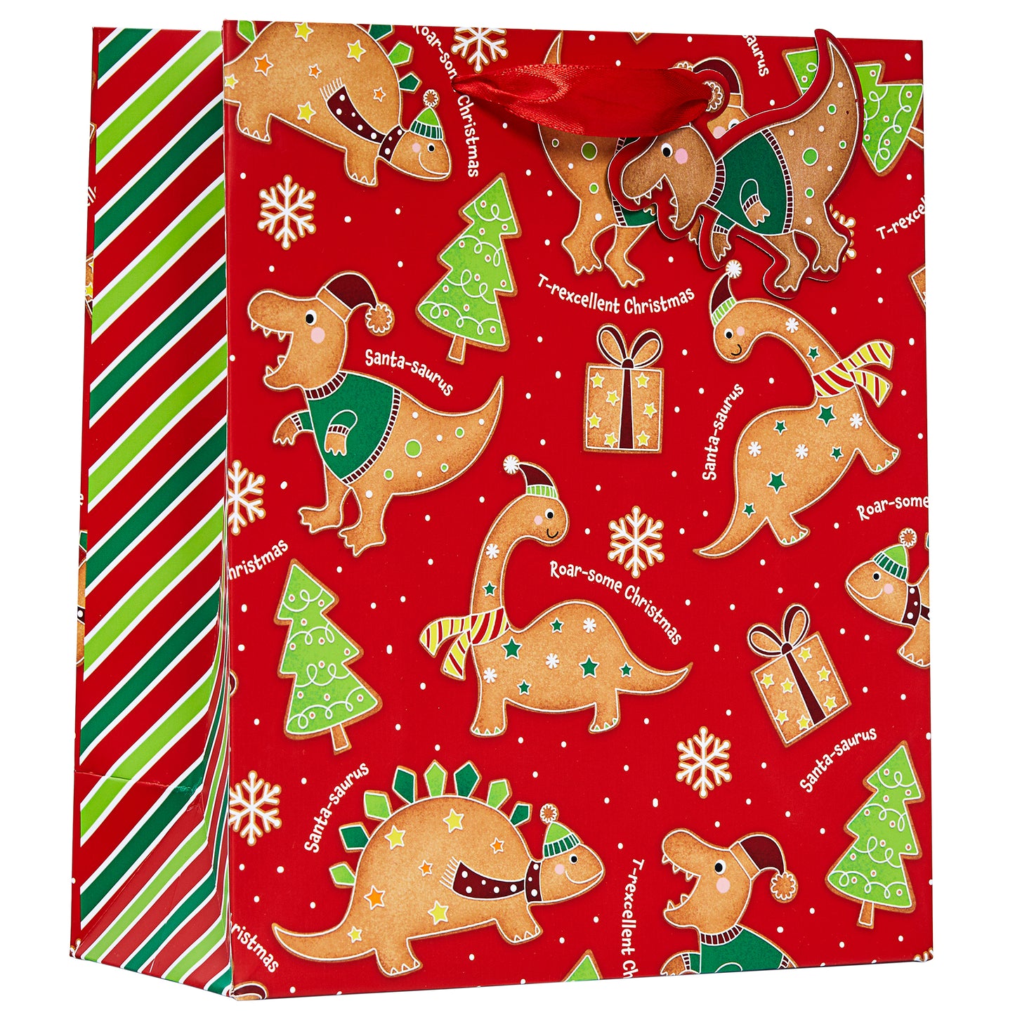 Gift bag Partisan - Gingerbread-Dino M