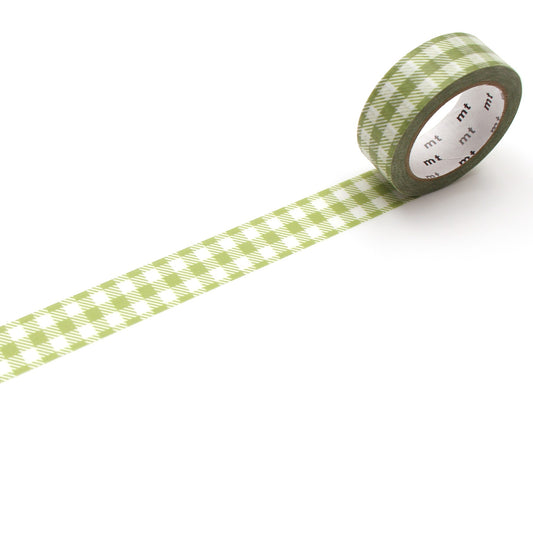 Koristeteippi MT - Checkered Moss Green