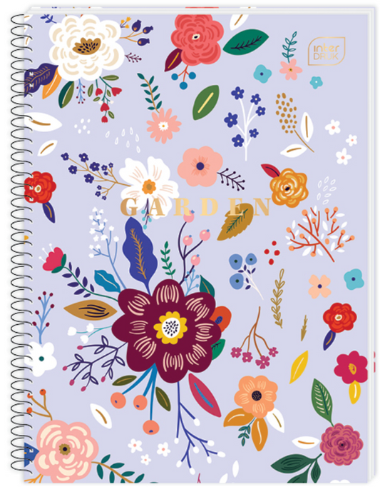 Spiral notebook A4 Interdruk - Garden 3