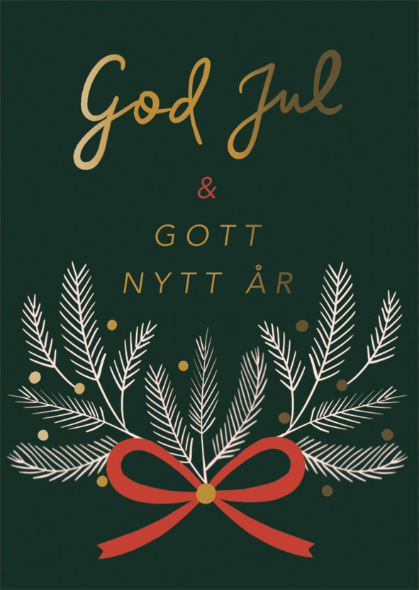 Christmas card Putinki Letters - God jul & Gott nytt år