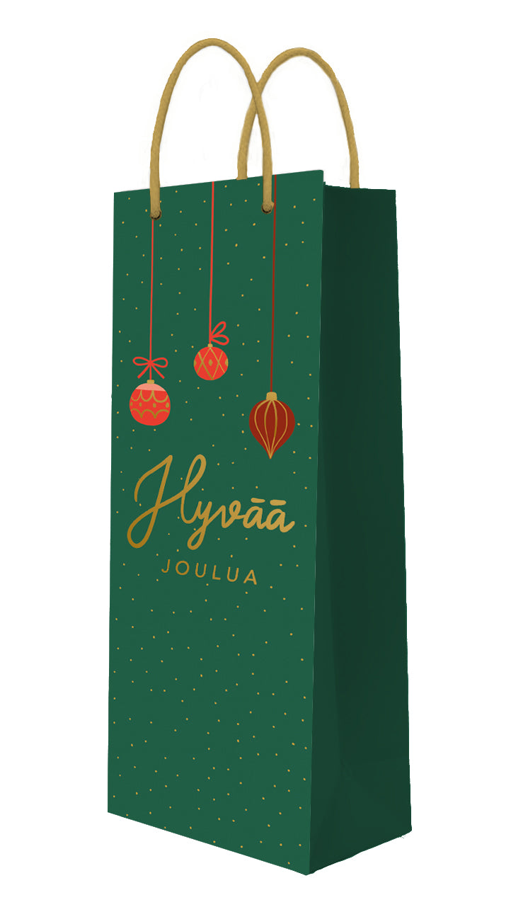 Bottle bag Putinki Letters - Merry Christmas