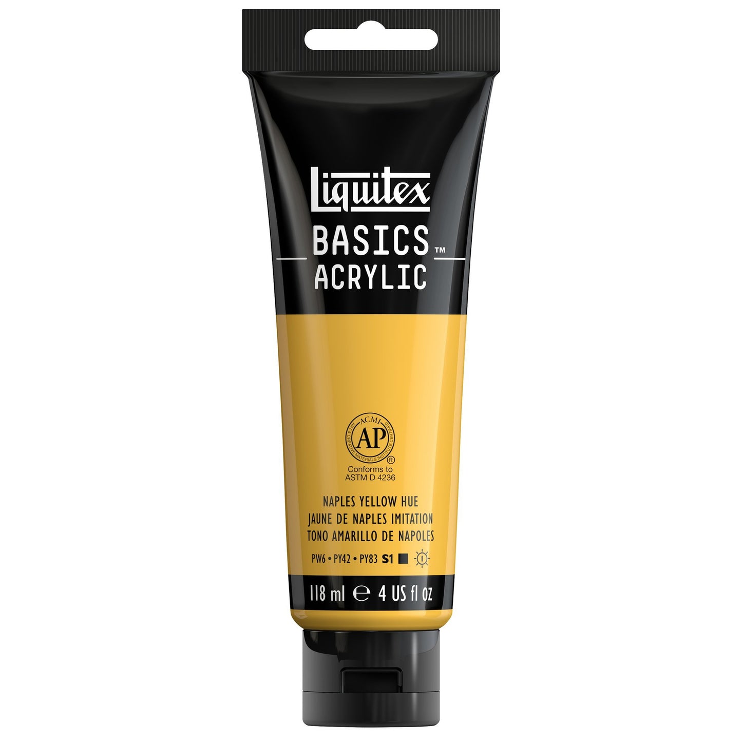 Liquitex Basics 118ml akryyliväri - 601 Naples Yellow Hue