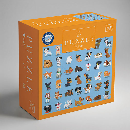 Puzzle 250 pieces Interdruk - Dogs