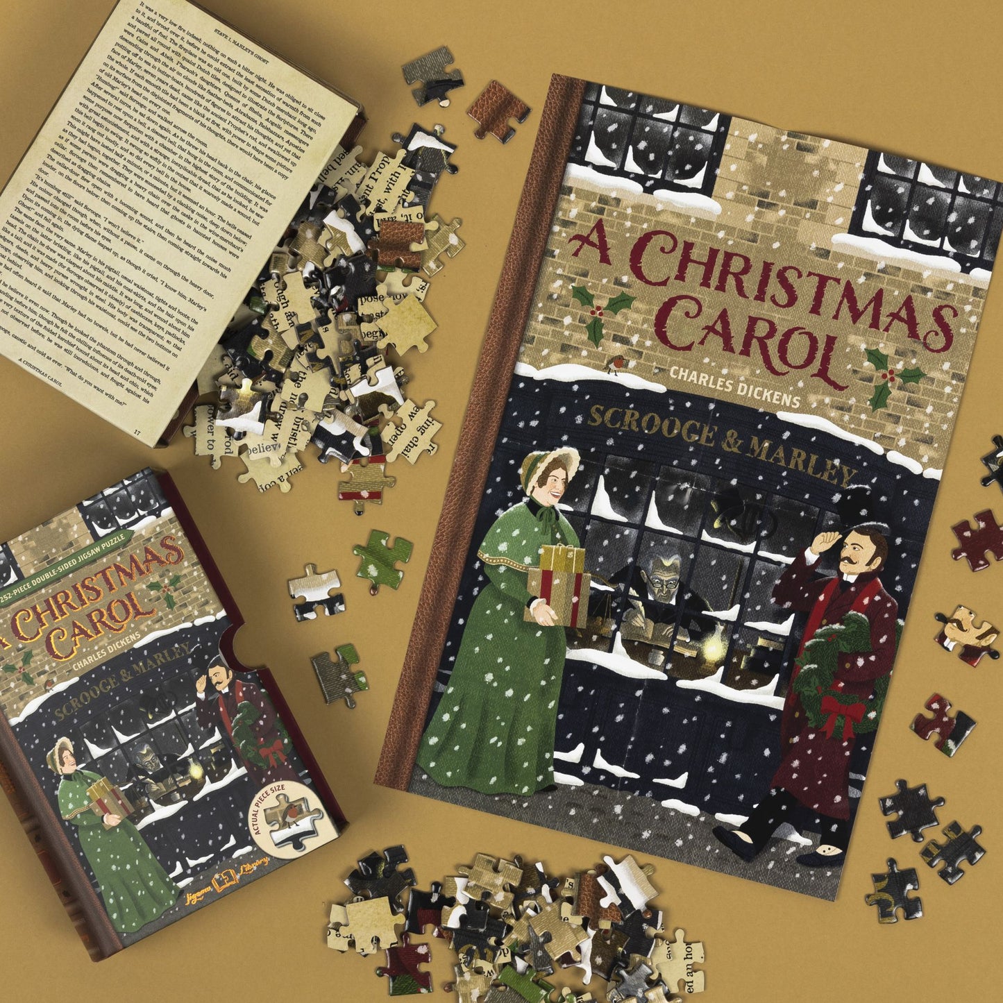 Palapeli 252 palaa Professor Puzzle - A Christmas Carol