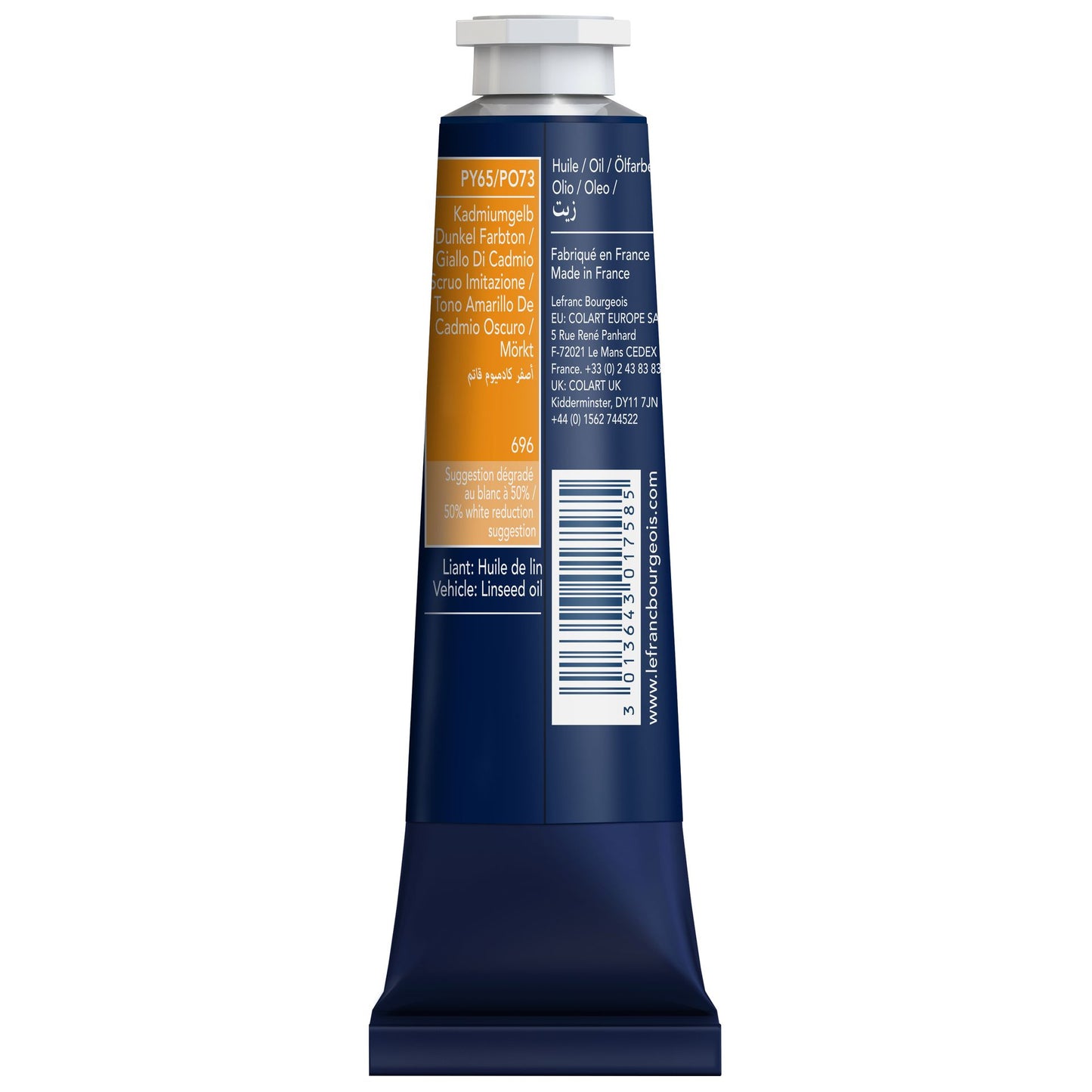LB Fine Oil 40ml 696 Cadm.Yellow Deep Hue, öljyväri