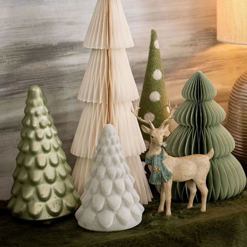 Joulukoriste Wurm - Honeycomb Christmas tree green, big