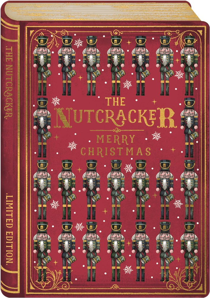 2-part Christmas card Storybook - The Nutcracker