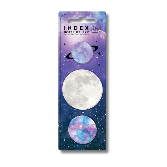 Index stickers Galaxy - Blue and Full Moon