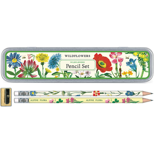 Pen set Cavallini - Wildflowers