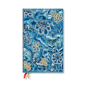 Lukuvuosikalenteri Maxi 2027 Paperblanks 18kk - Blue Willow, vertical