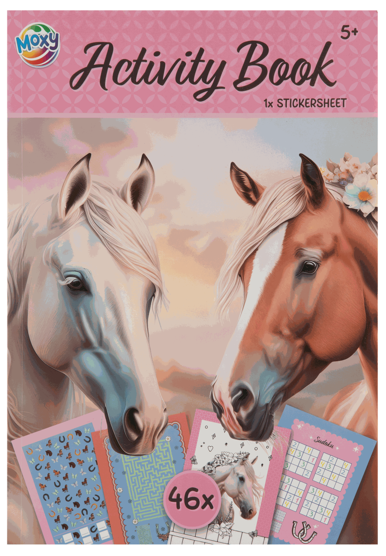 Puuhakirja CCG Horse A4 24 sivua tarroilla