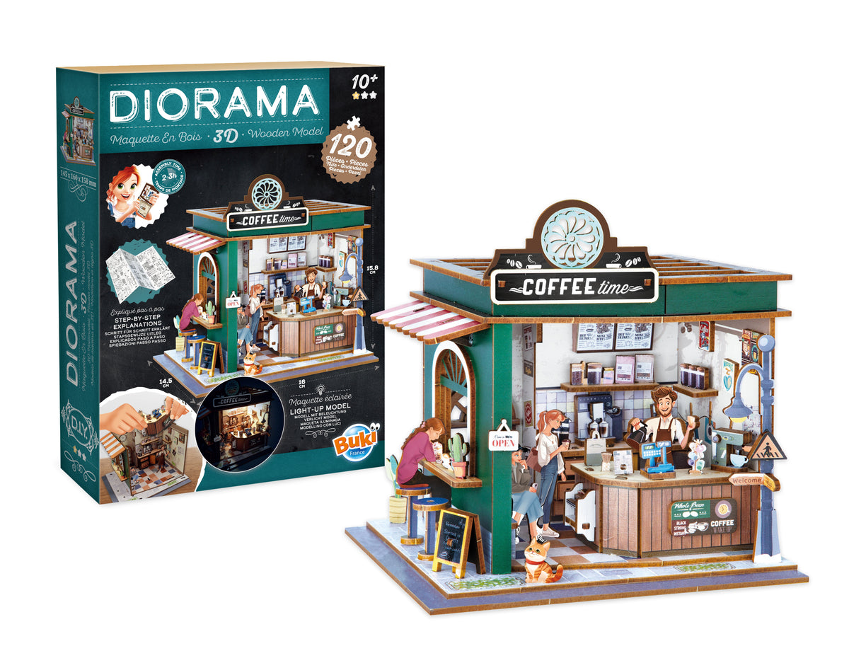 Diorama koottava pienoismalli Buki - Kahvila