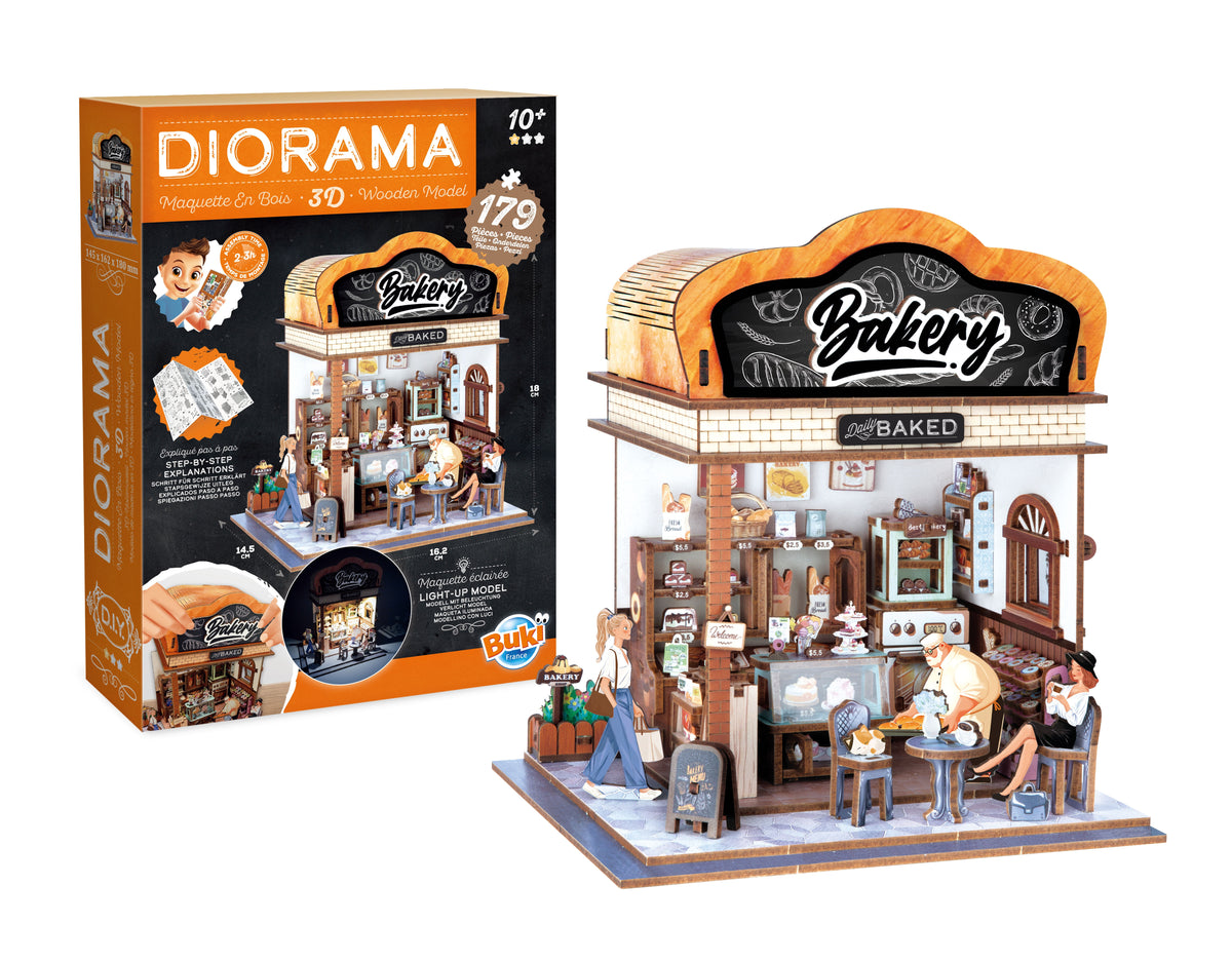 Diorama koottava pienoismalli Buki - Leipomo