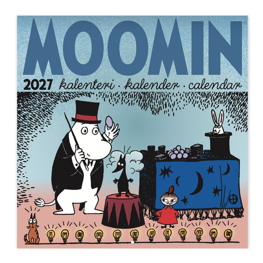 Seinäkalenteri 20x20 2027 Putinki Muumi