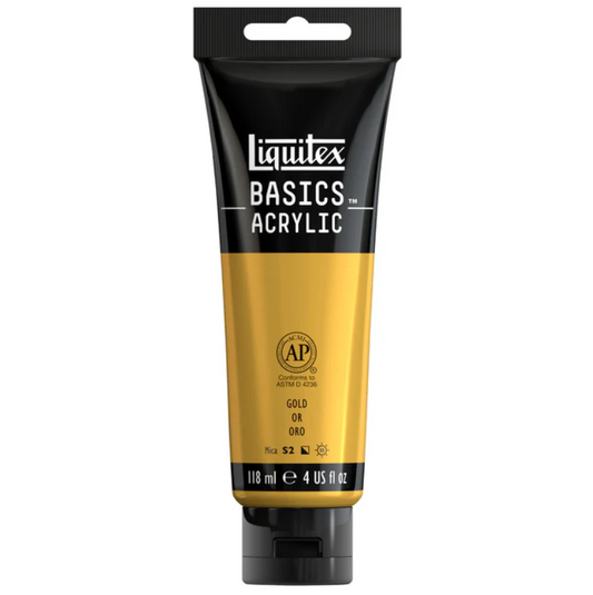 Liquitex Basics 118ml akryyliväri - 051 Gold