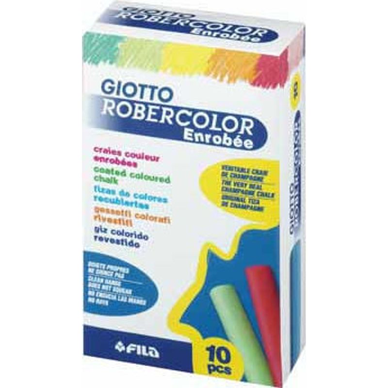 Chalk Box 10 pcs Giotto - coloured